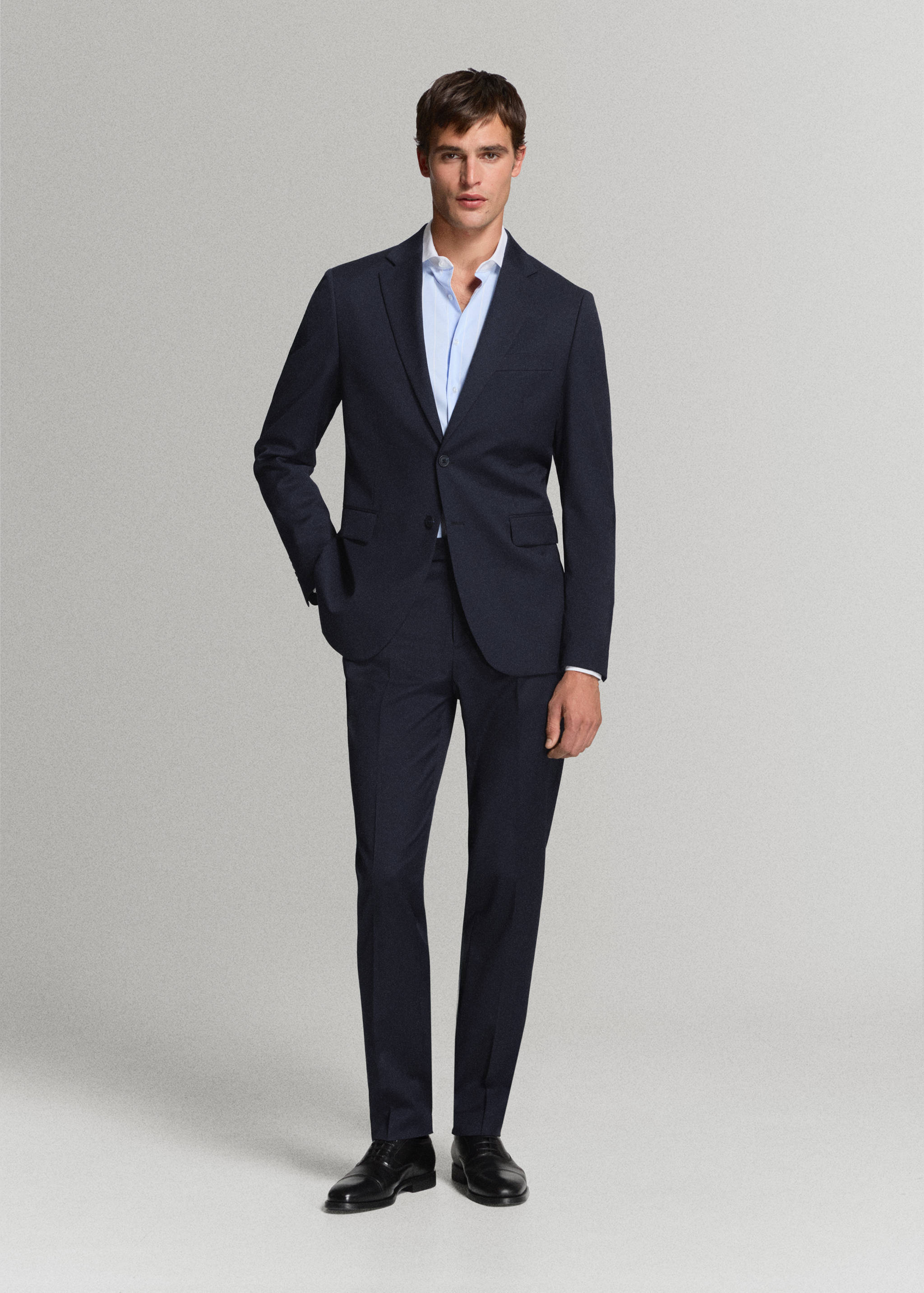 Turin 100% wool suit jacket - General plane
