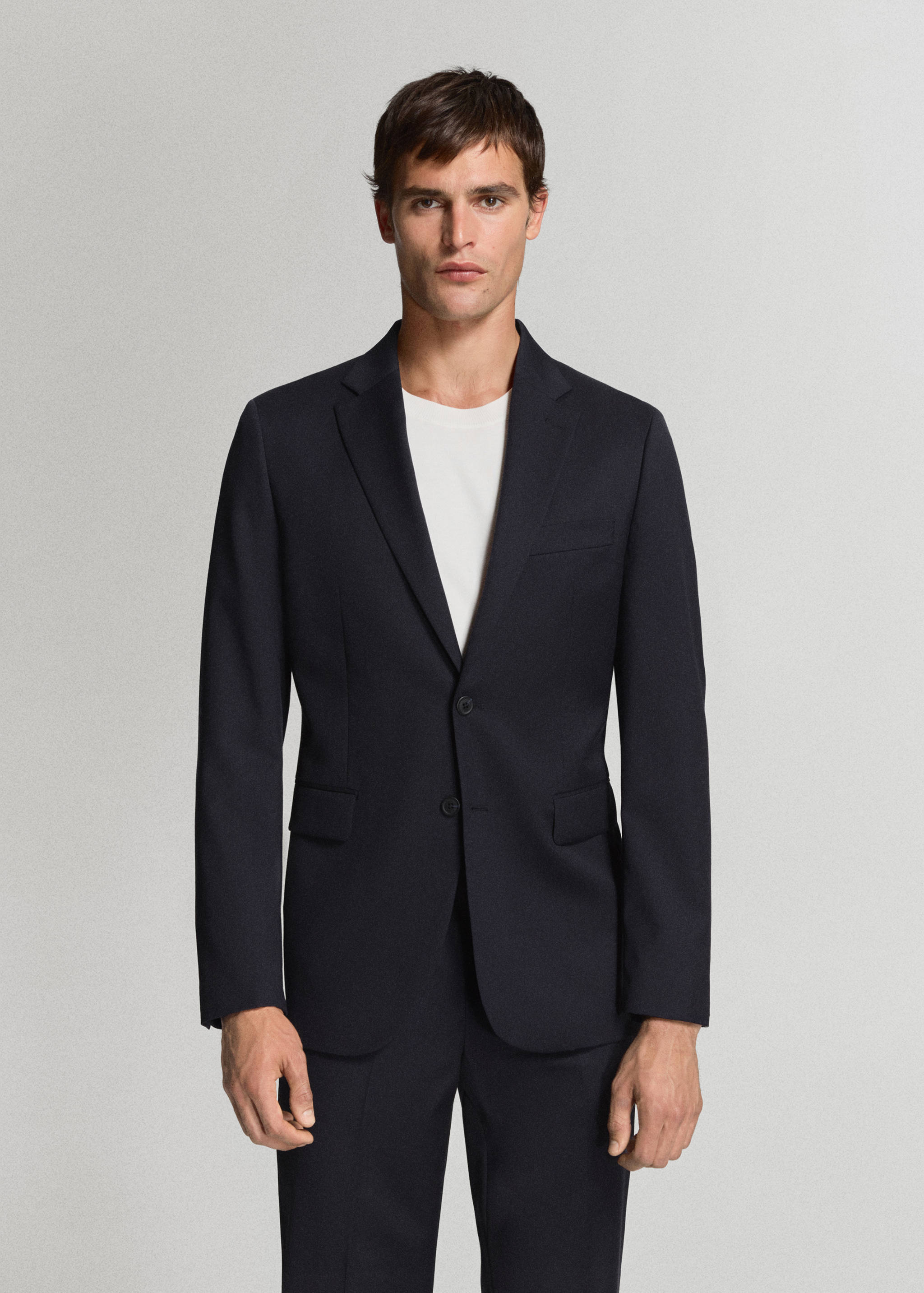 Veste costume Turín 100 % laine - Plan moyen