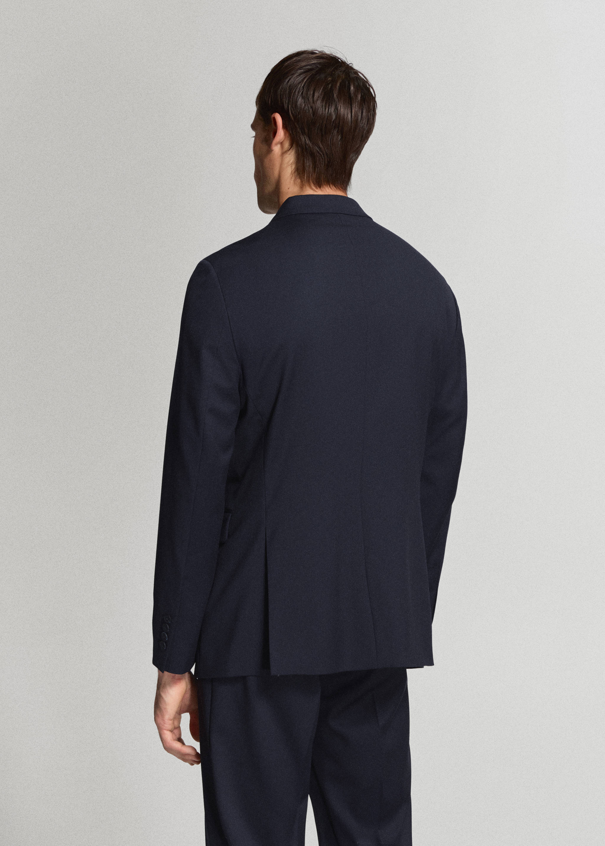 Veste costume Turín 100 % laine - Verso de l’article