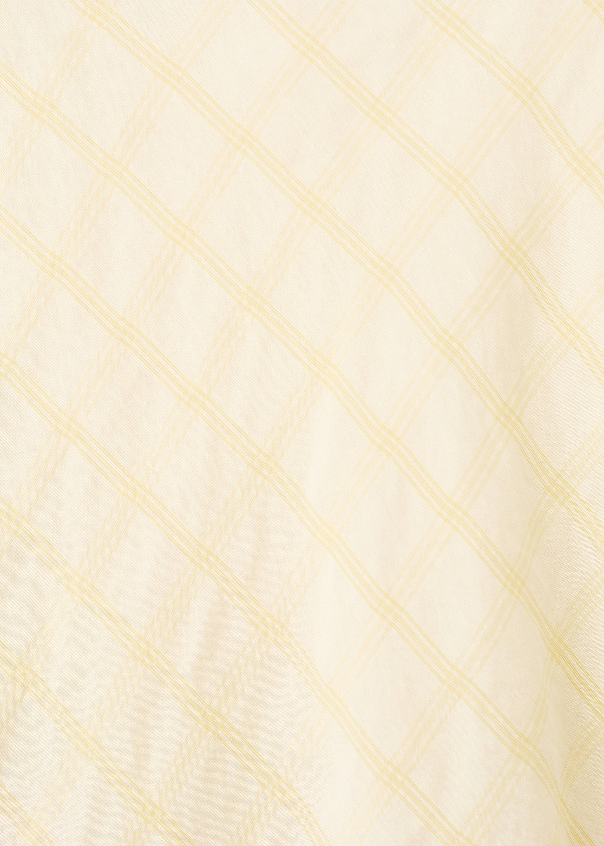 Checked midi skirt - Details of the article 0, Yellow. Ref: 37051417-00.
