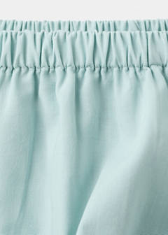 Dress and frog with embroidered details — Aqua Green 5