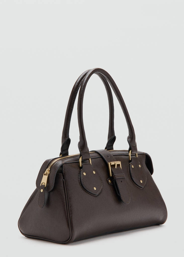 Large bowling bag buckle — Chocolate