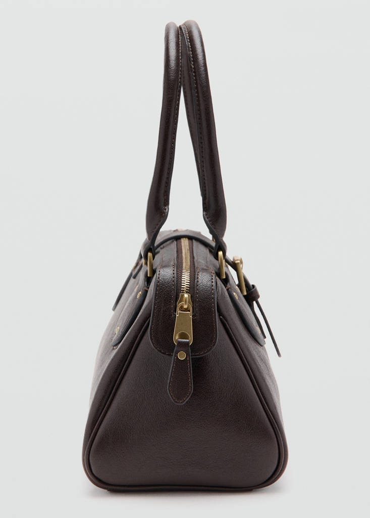 Large bowling bag buckle — Chocolate