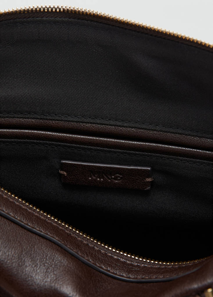 Large bowling bag buckle — Chocolate