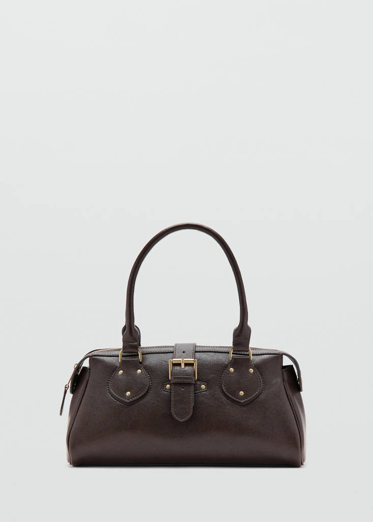Large bowling bag buckle — Chocolate