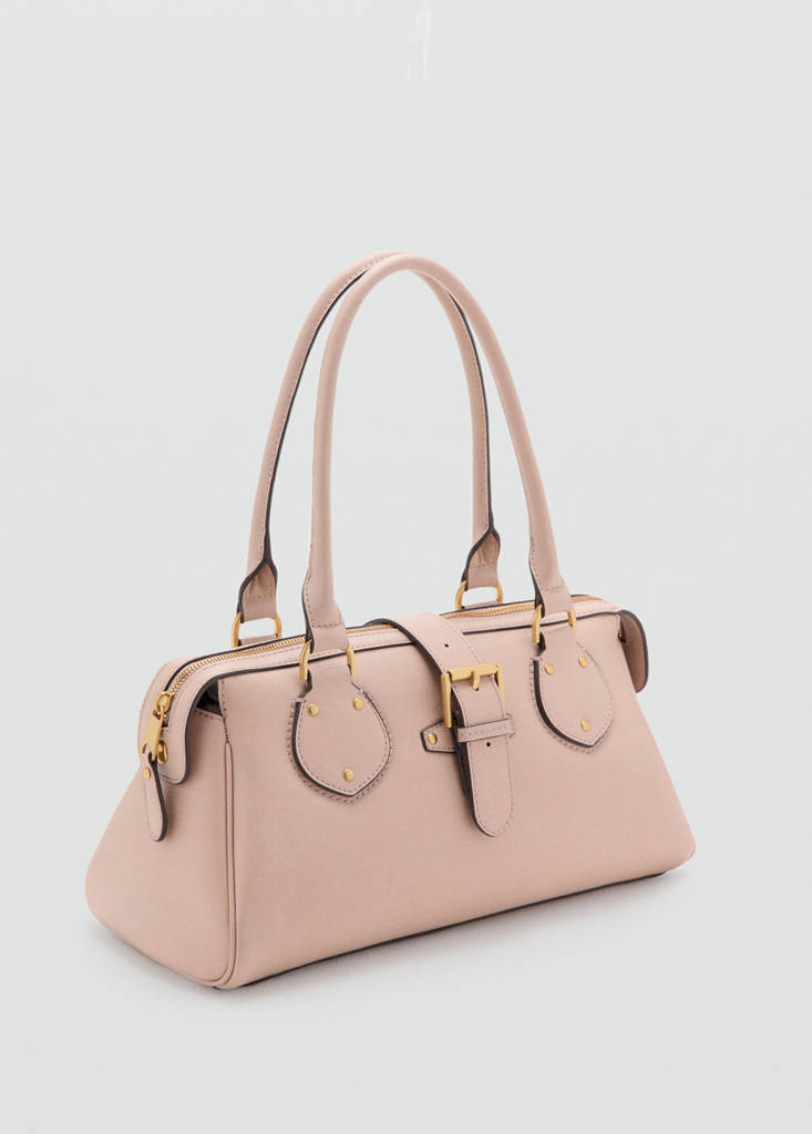 Large bowling bag buckle — Nude