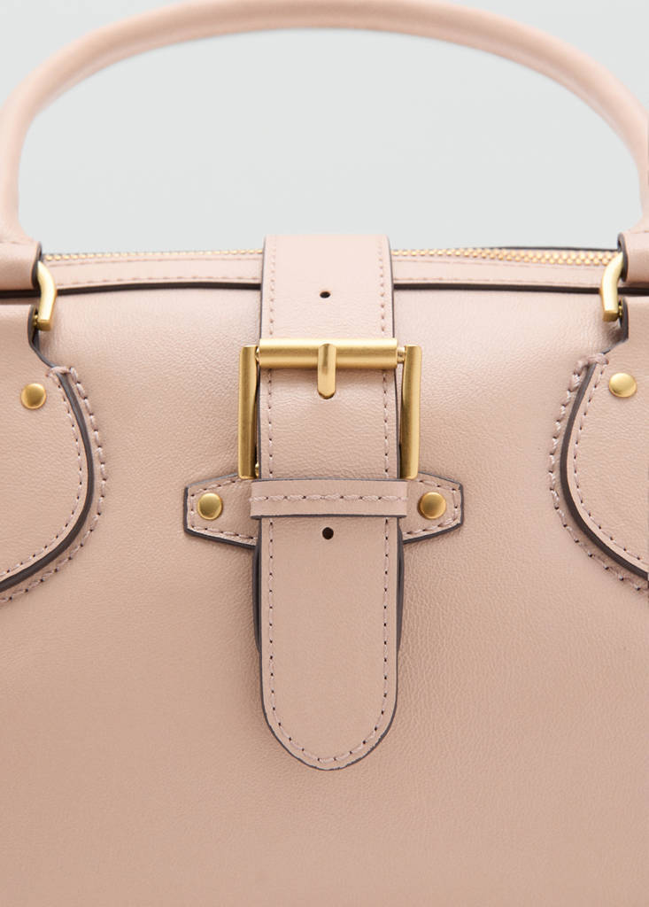 Large bowling bag buckle — Nude