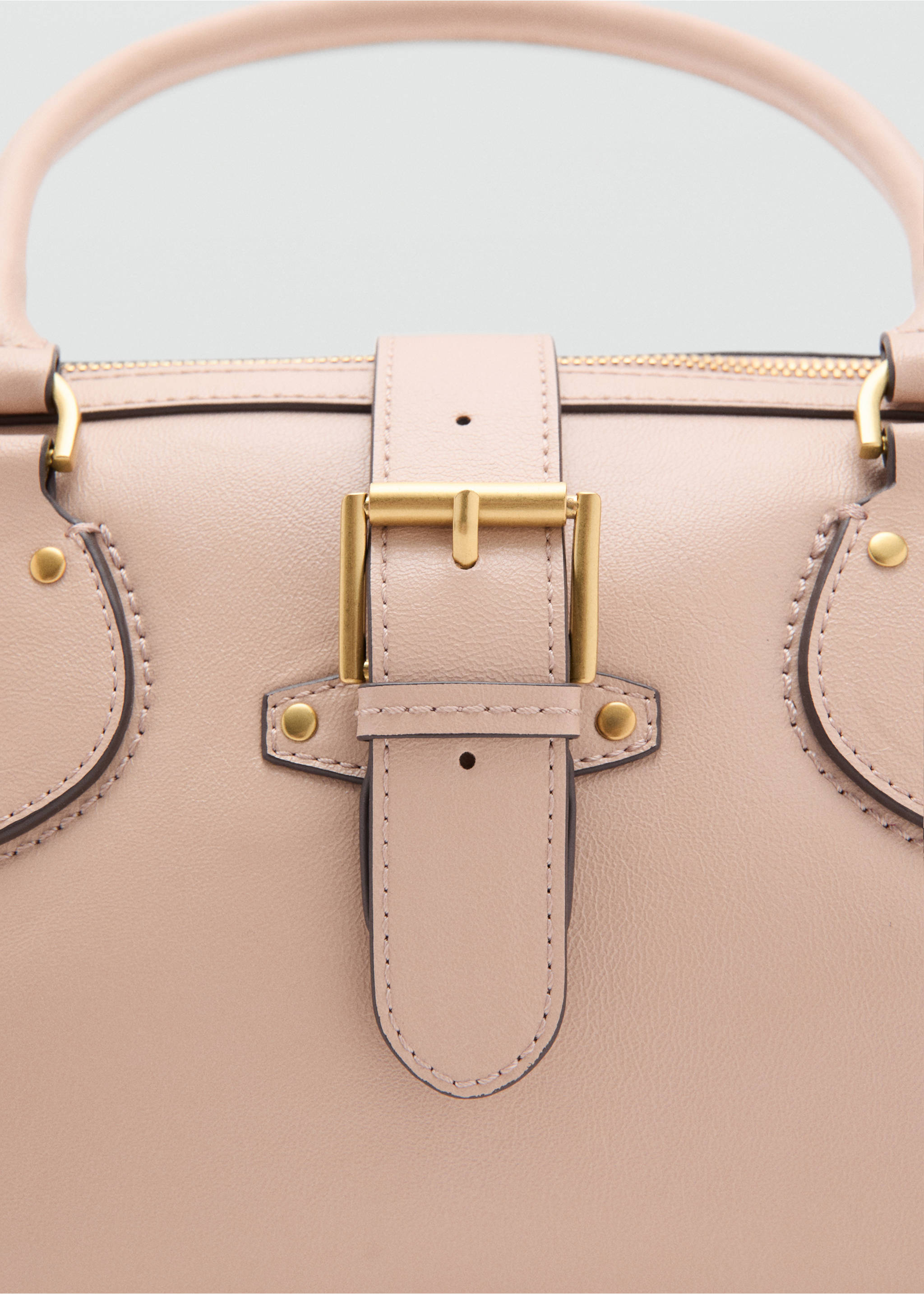Shoulder bag buckle - Details of the article 1, Nude. Ref: 37051423-00.