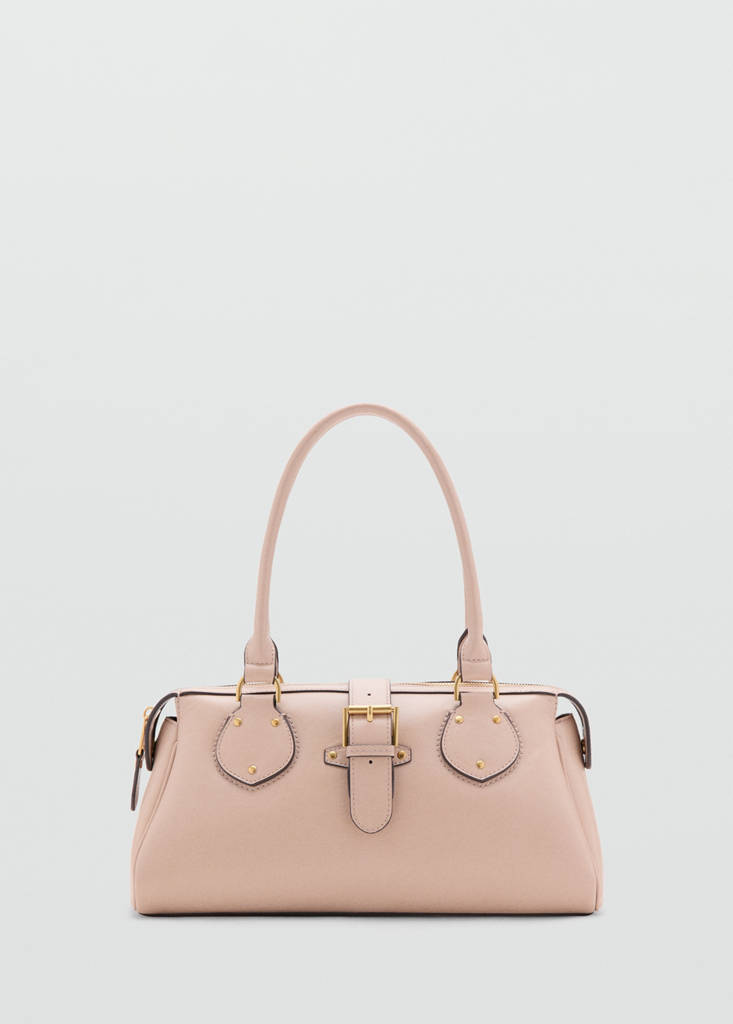 Large bowling bag buckle — Nude