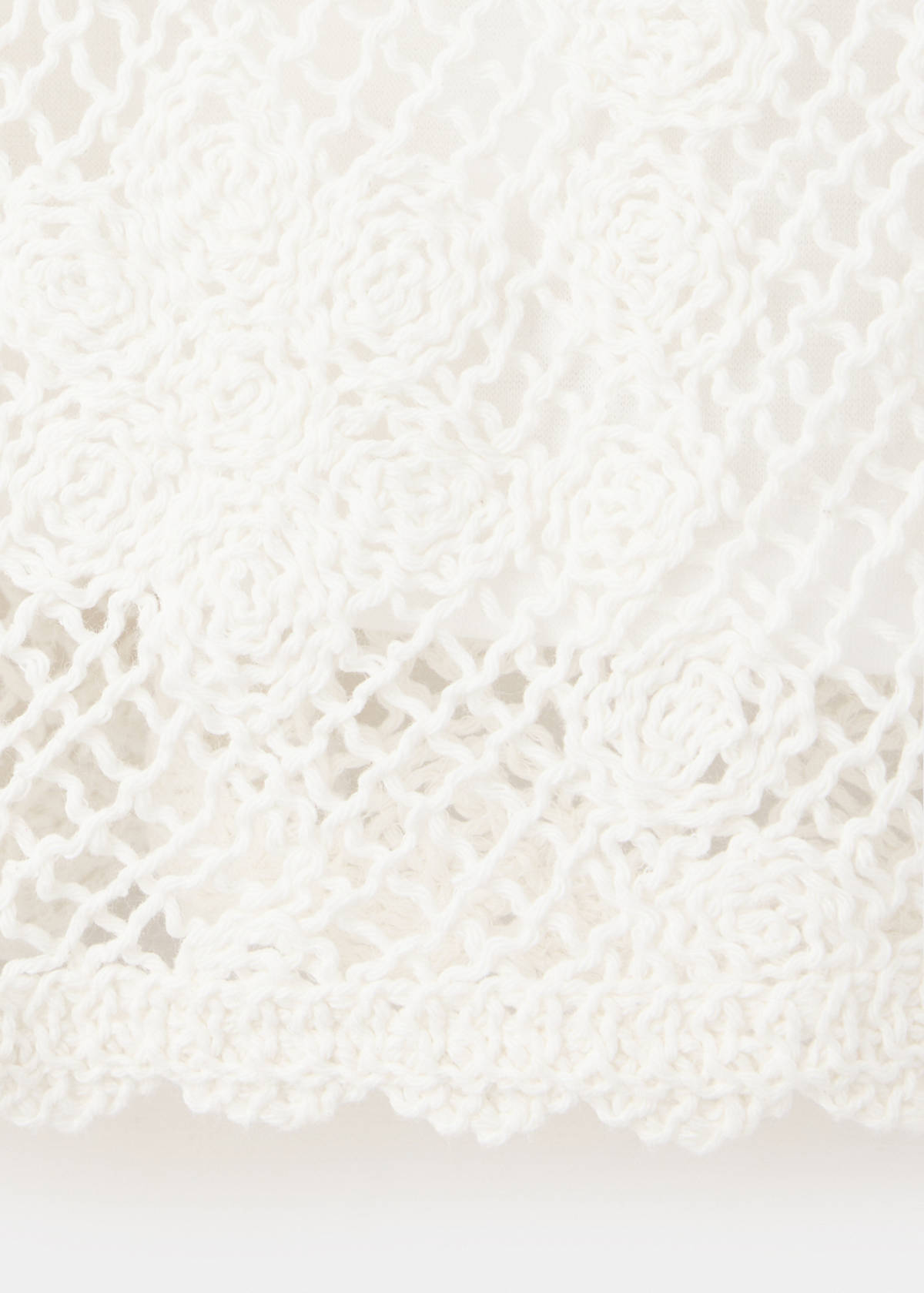 Crochet top — Beige