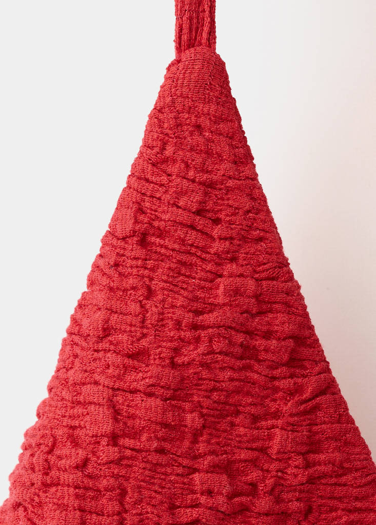 Open-back tie top — Burgundy