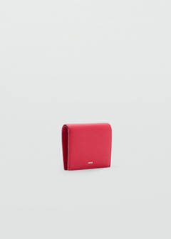 Small wallet with Saffiano effect — Red 2