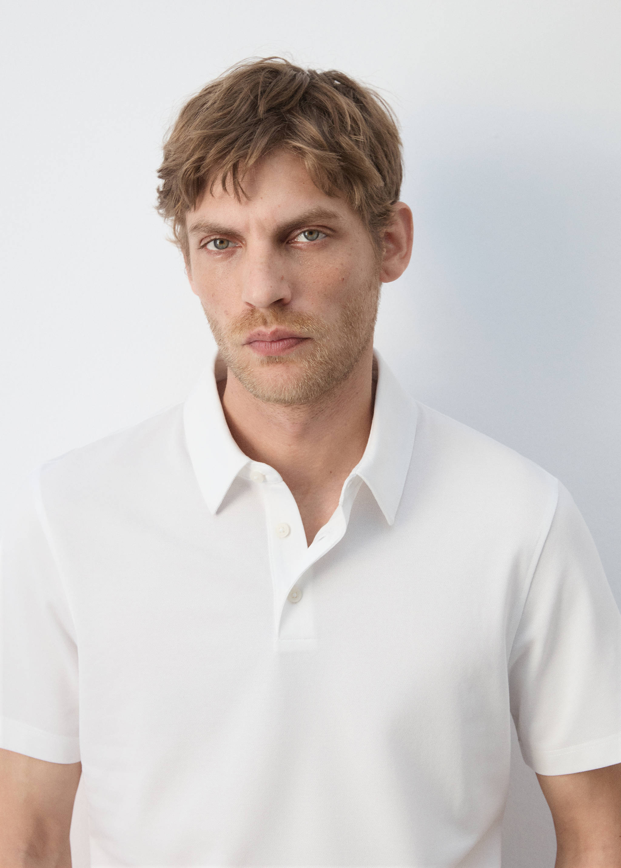 Polo slim fit cotó piqué - Detall de l'article 1