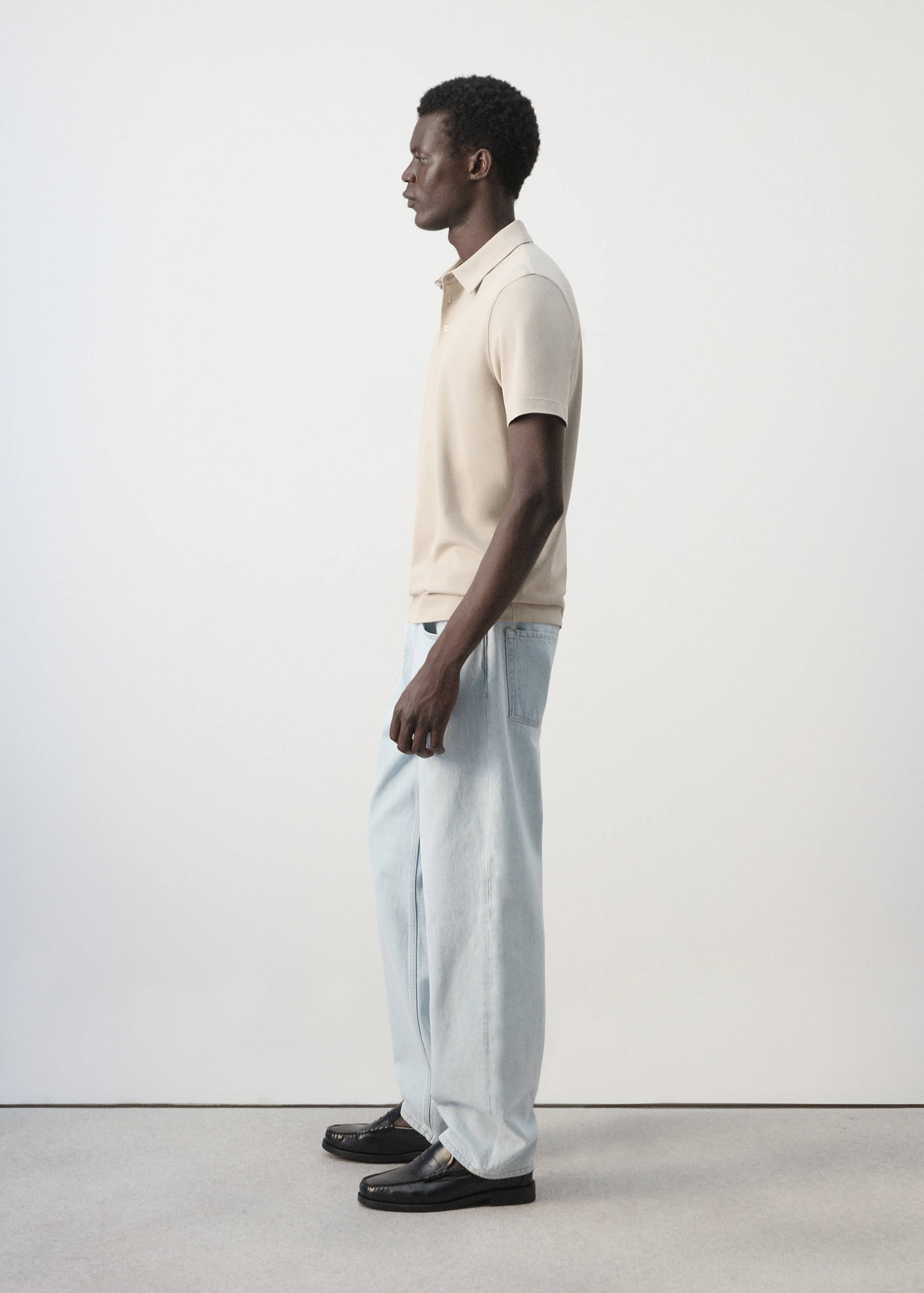 Polo slim fit cotó piqué - Detall de l'article 3