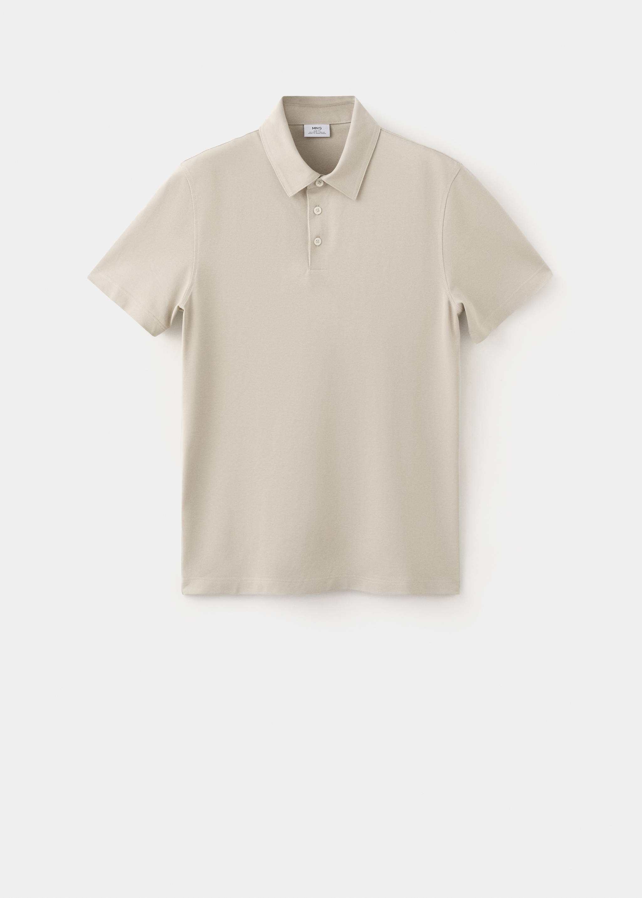 Polo slim fit cotó piqué - Article sense model