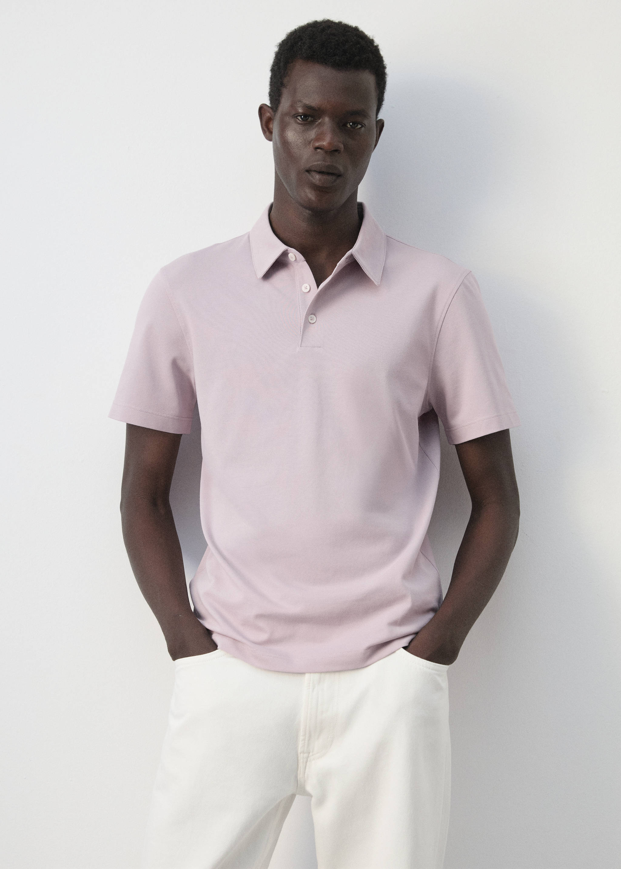Polo slim fit cotó piqué - Detall de l'article 2