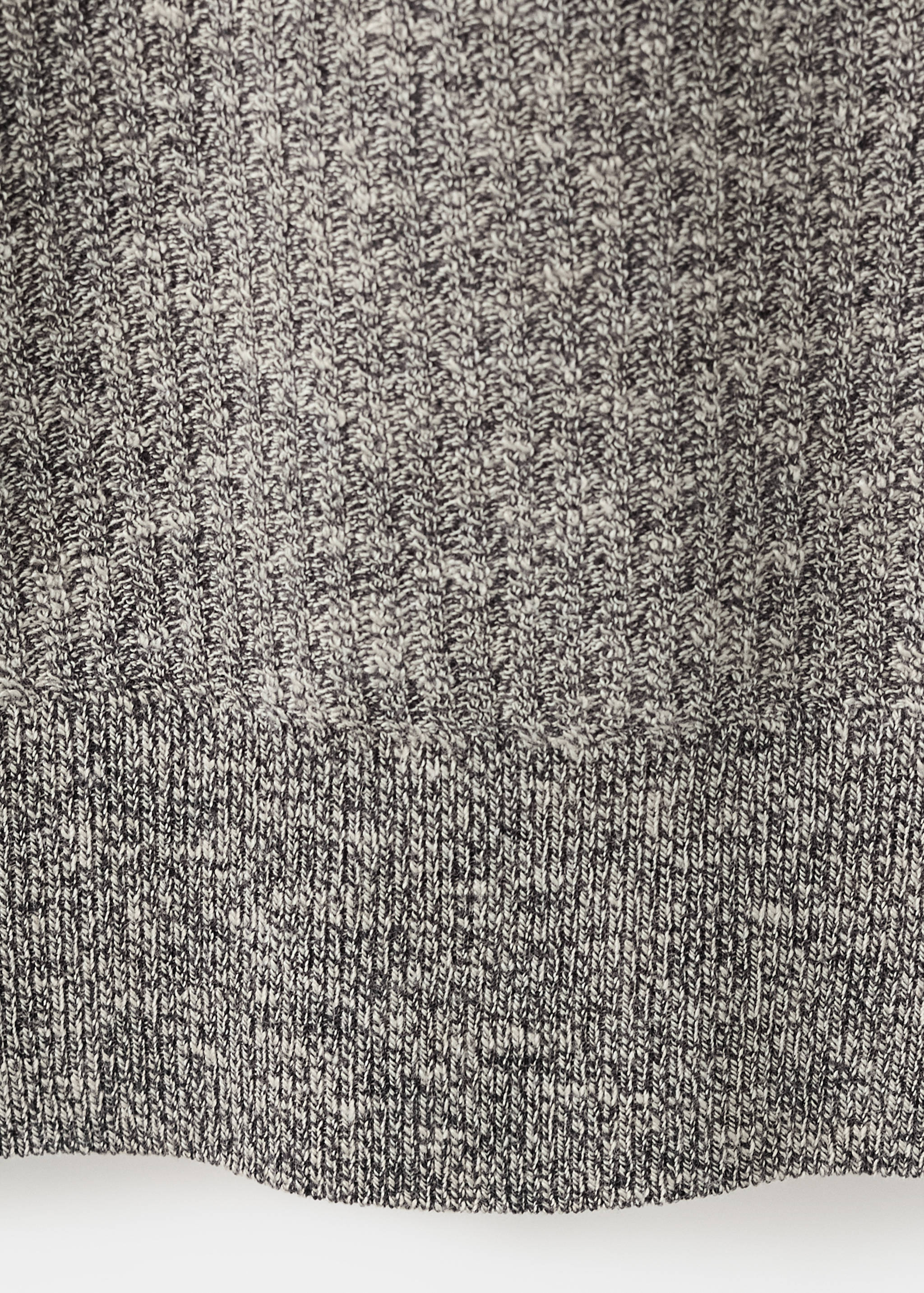 Camiseta mezcla lino algodón canalé - Detalle del artículo 0