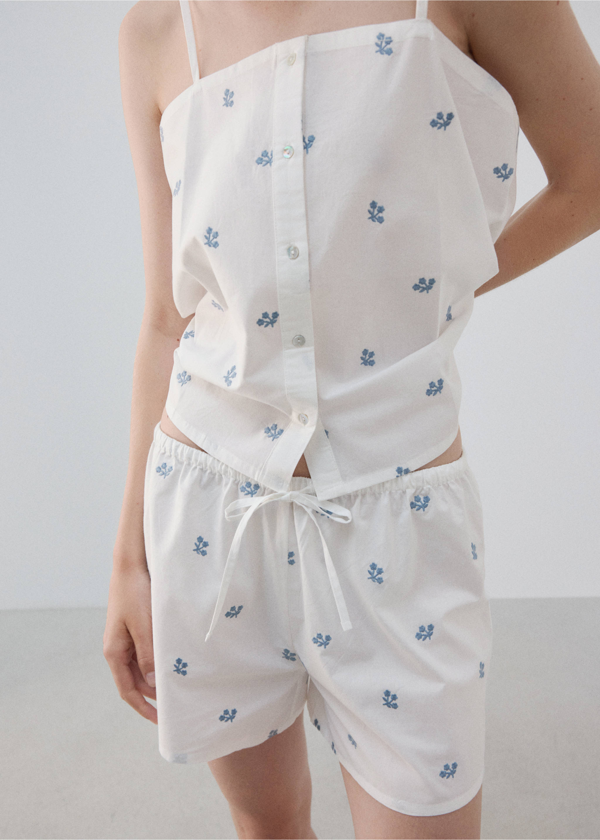 Pyjamas fiorin - Details of the article 3, White. Ref: 37051438-00.