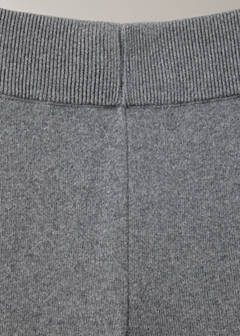 Straight-leg trousers, 100% cotton, soft feel — Grey 6