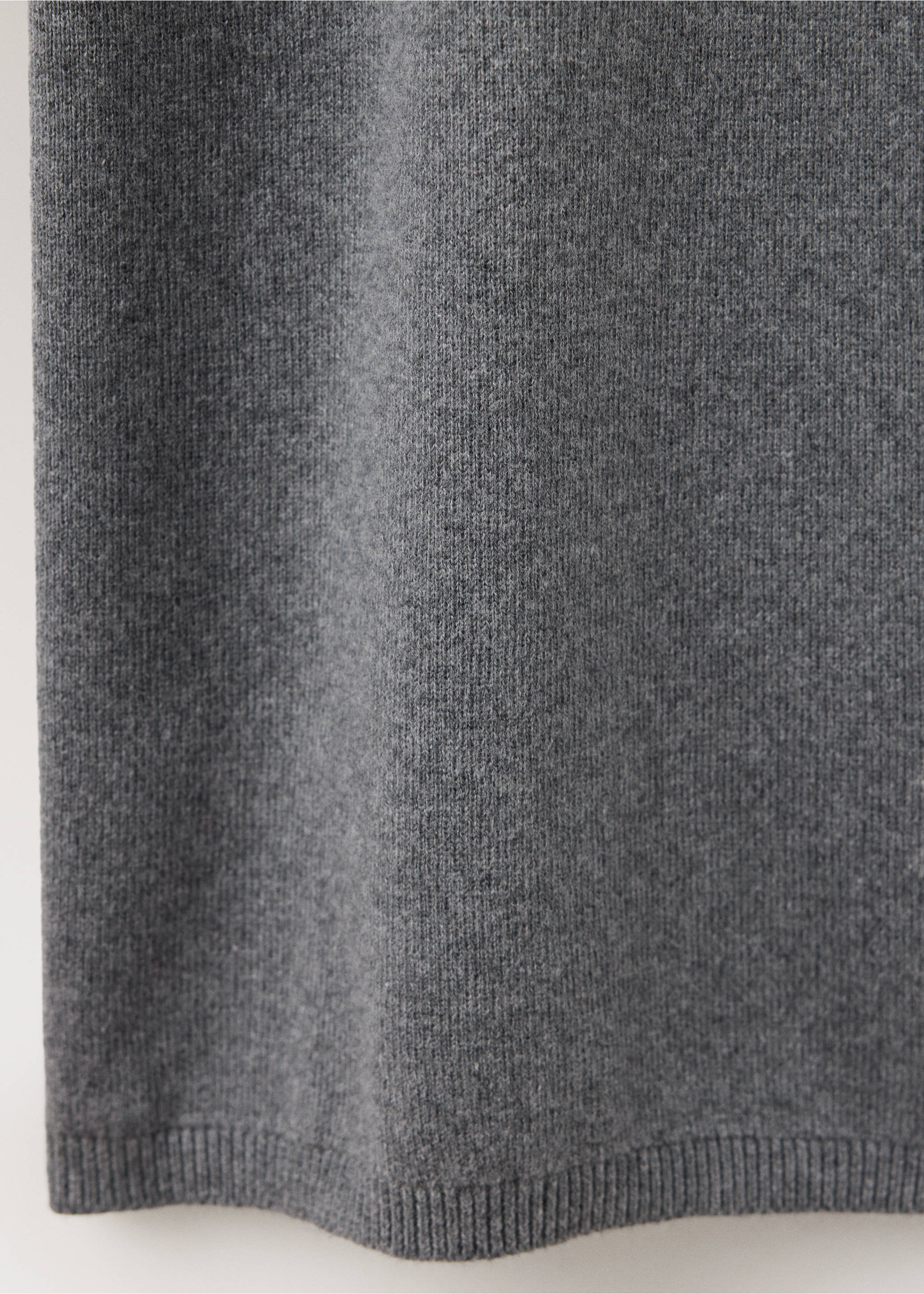 Calças retas de 100% algodão suave - Pormenor do artigo 0, Cinzento. Ref: 37051439-00.