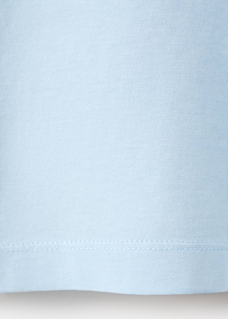 Plain 100% cotton polo — Sky Blue