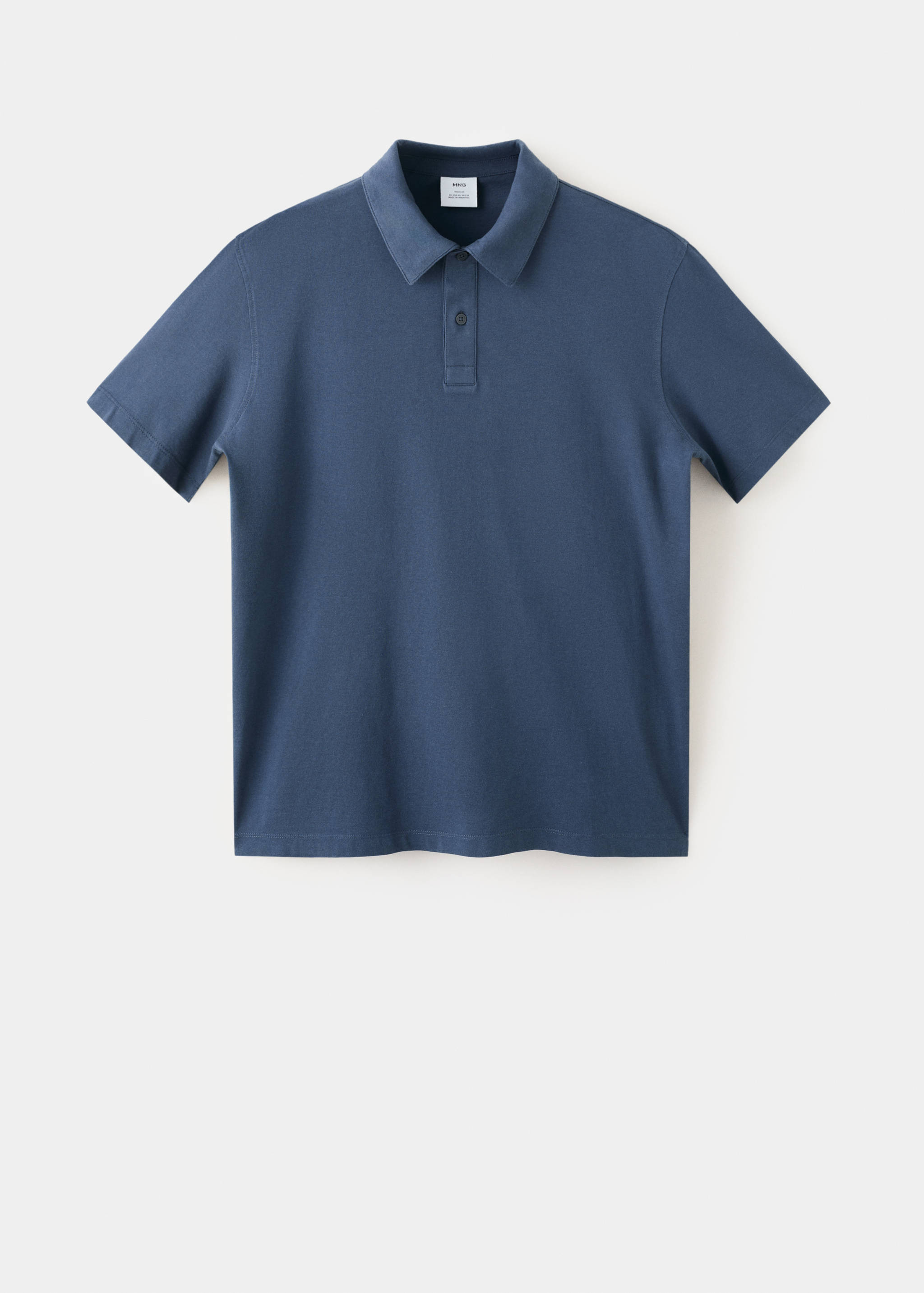 Plain 100% cotton polo - Article without model