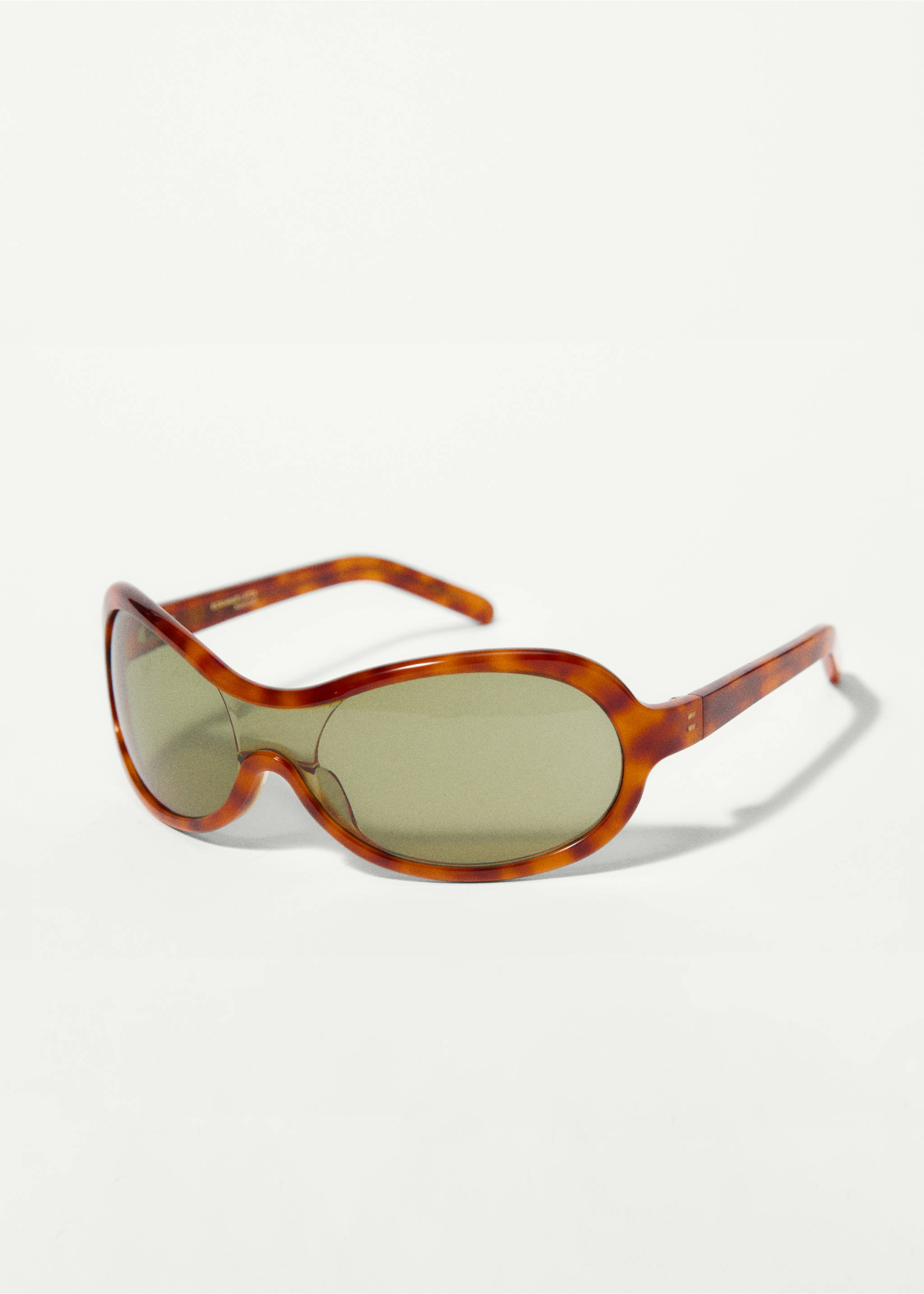 Sunglasses with tortoiseshell-effect frame - Medium plane, Chocolate. Ref: 37051443-00.