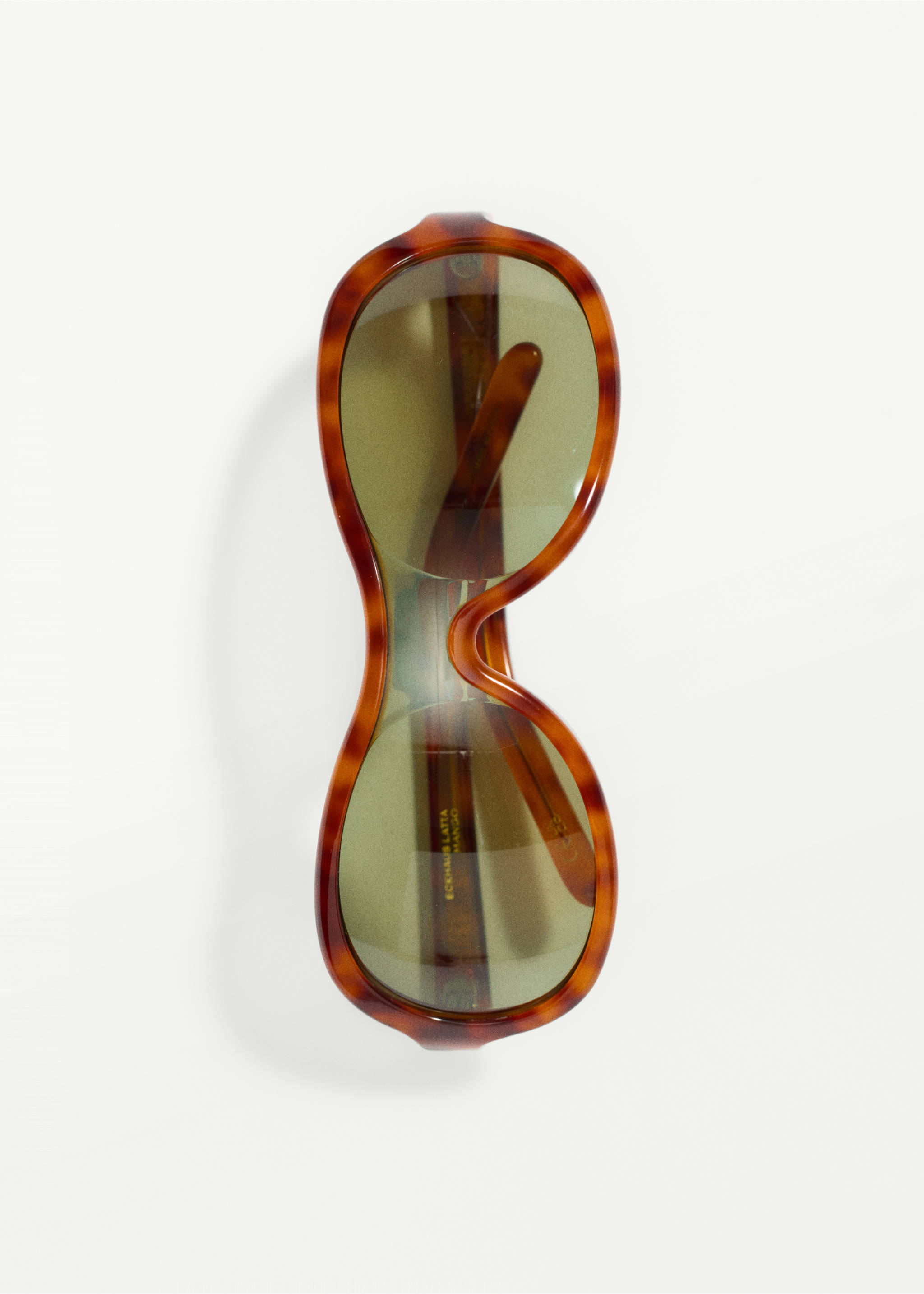 Sunglasses with tortoiseshell-effect frame - Article without model, Chocolate. Ref: 37051443-00.