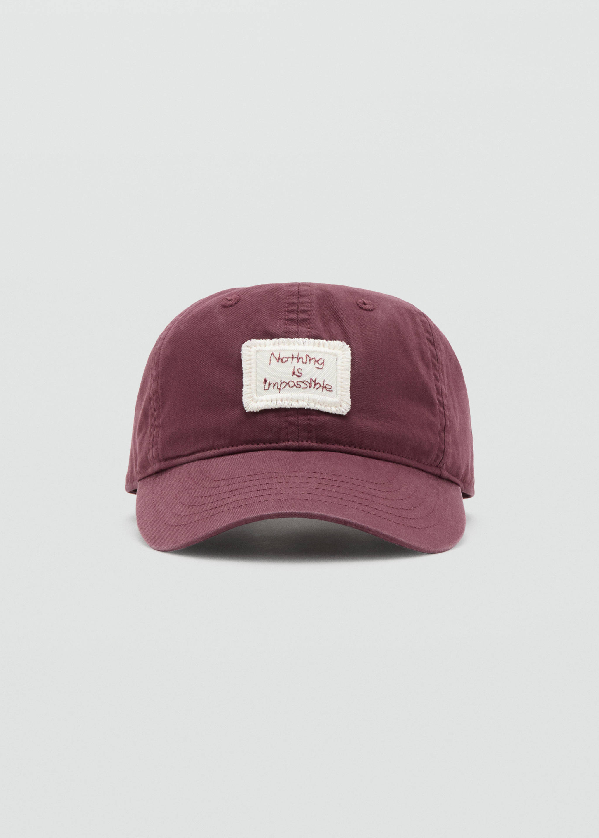 Cap mit Stick-Detail - Mittlere Ansicht