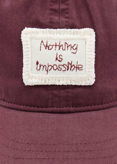 Embroidered detail cap — Maroon 5