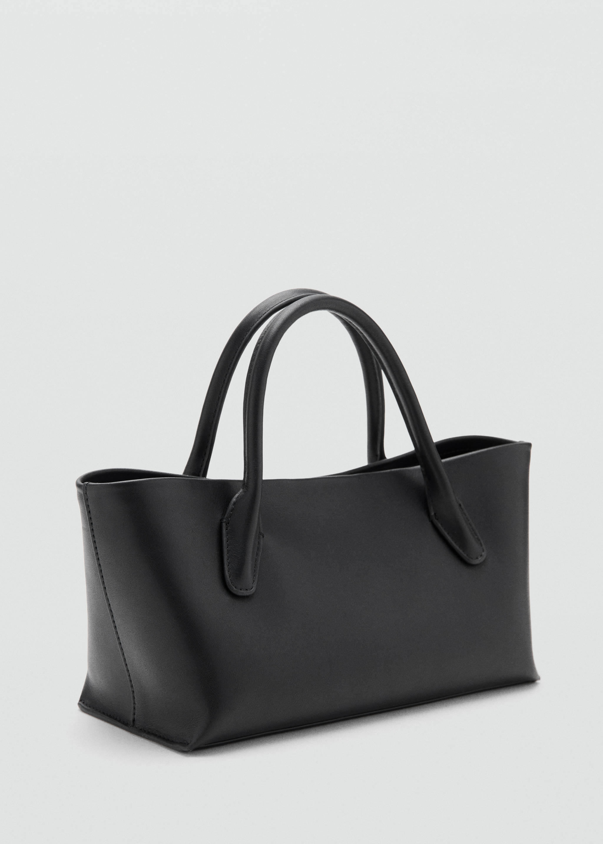 Leather handbag - Medium plane