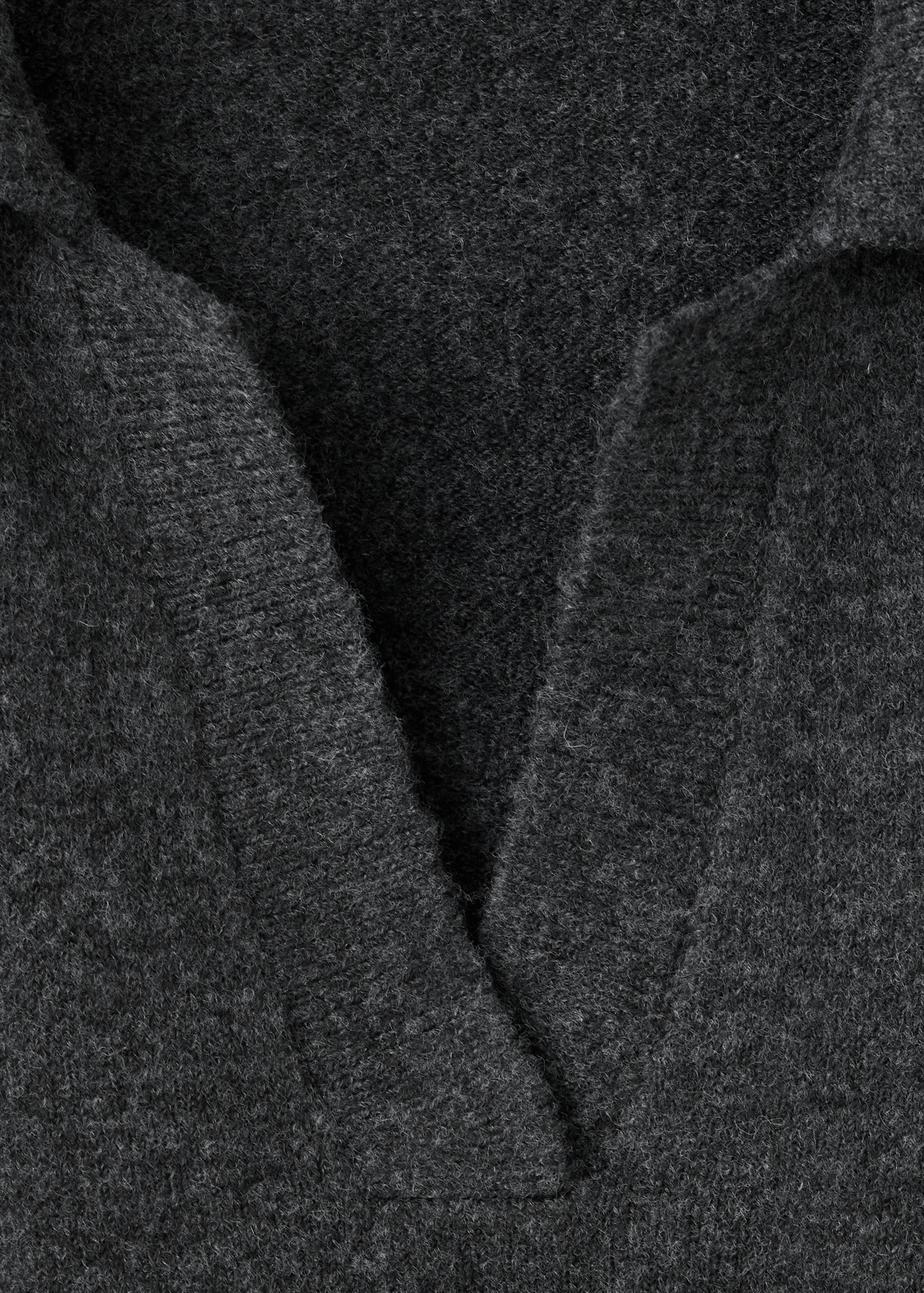 Knitted polo-neck sweater - Details of the article 8
