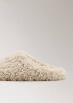 Sheepskin slippers — Beige 2