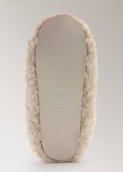 Sheepskin slippers — Beige 4
