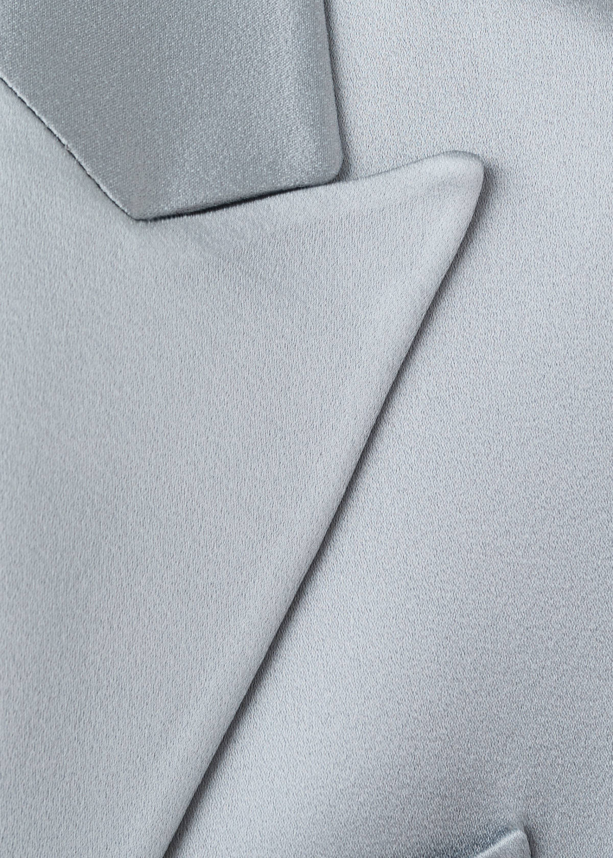 Topstitched blazer with lapels — Silver