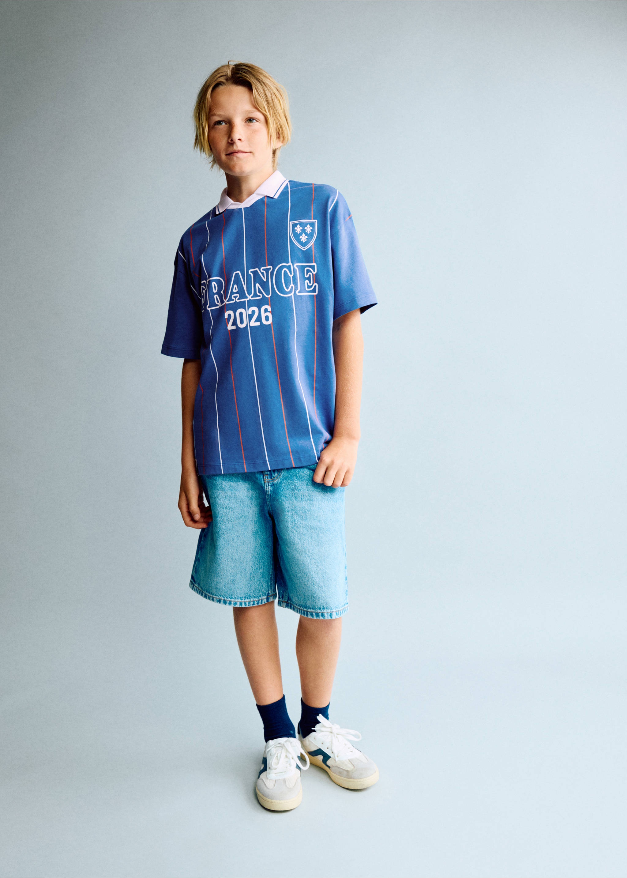 France Football T-shirt - General plane, Blue. Ref: 37051456-00.