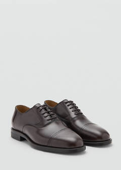 Leather suit shoes — Brown 2