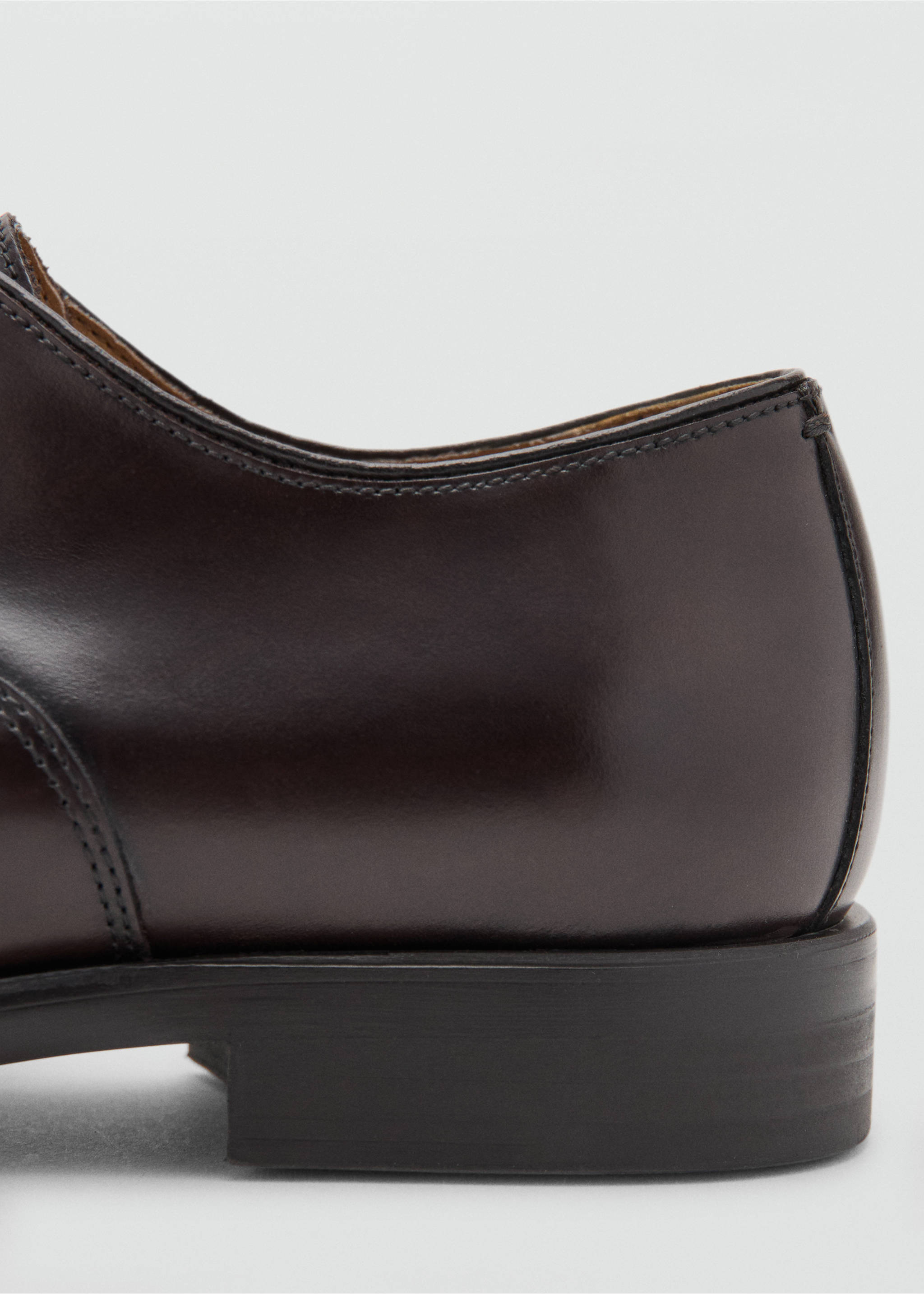 Chaussures style richelieus cuir - Détail de l'article 1, Marron. Ref: 37051461-00.
