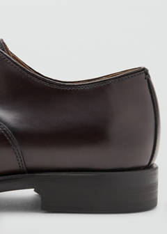 Leather suit shoes — Brown 3