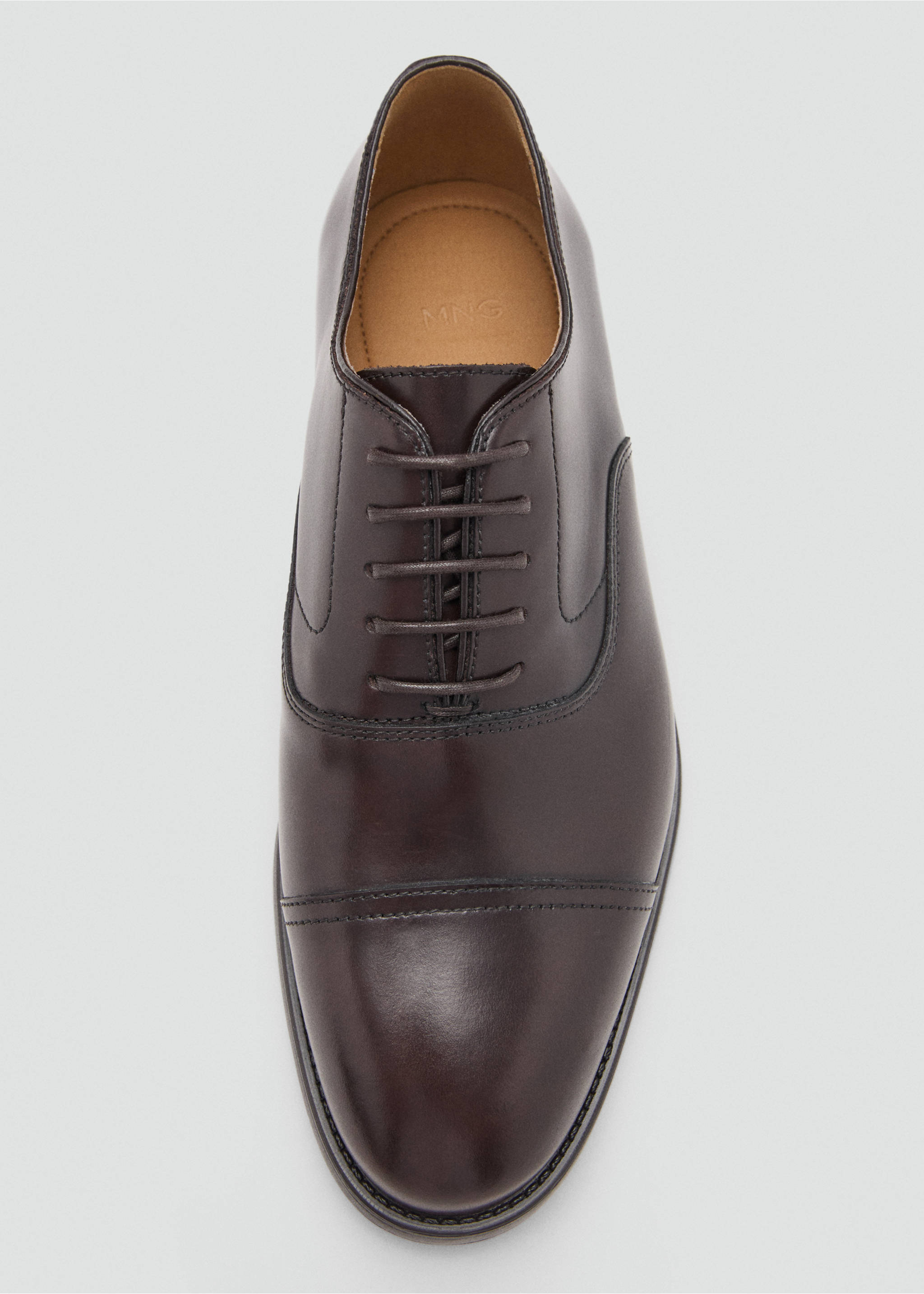 Chaussures style richelieus cuir - Détail de l'article 3, Marron. Ref: 37051461-00.