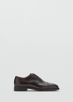 Leather suit shoes — Brown 1