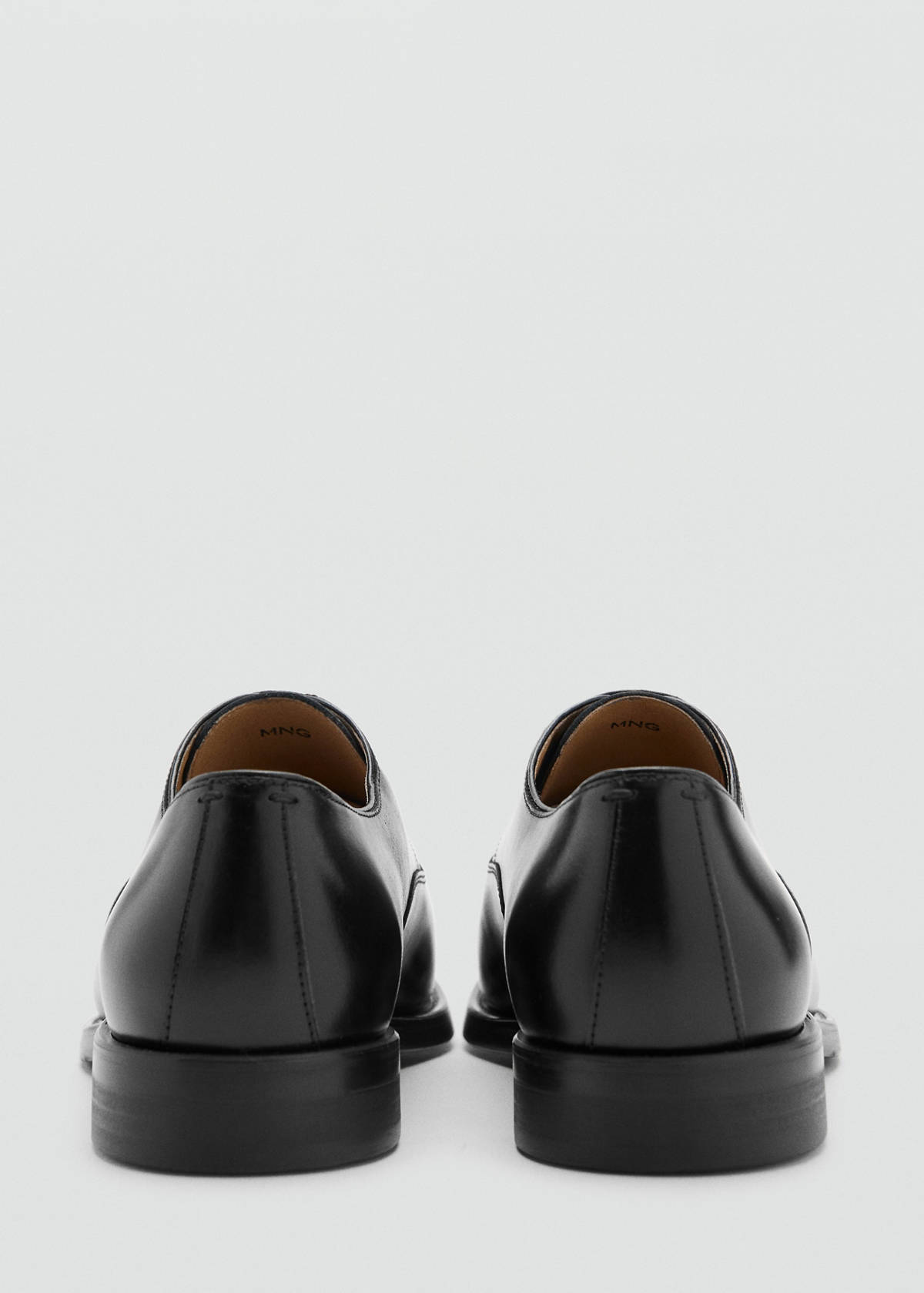 Leather suit shoes — Black