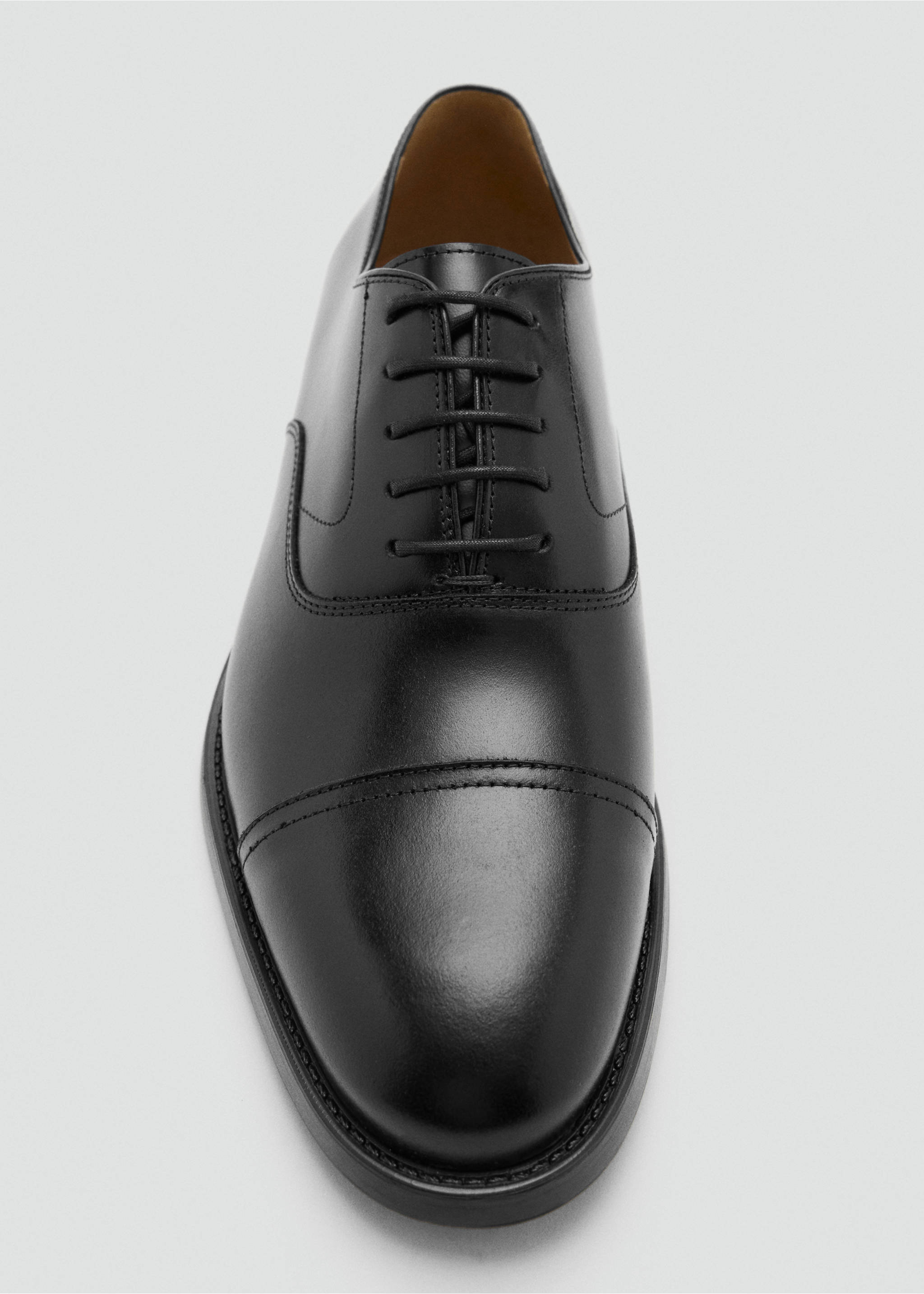 Zapato estilo Oxford piel - Detalle del artículo 3, Negro. Ref: 37051461-00.