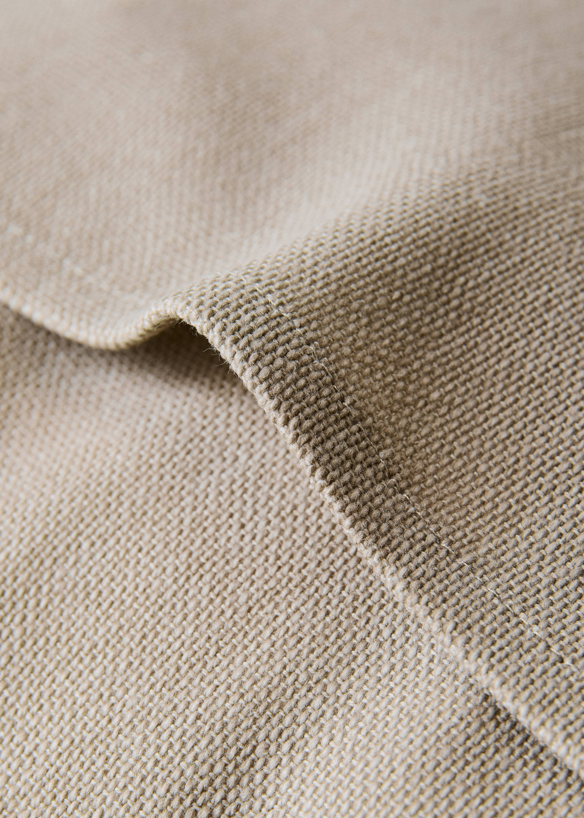 Cotton cushion cover with structure 45x45cm - Details of the article 2