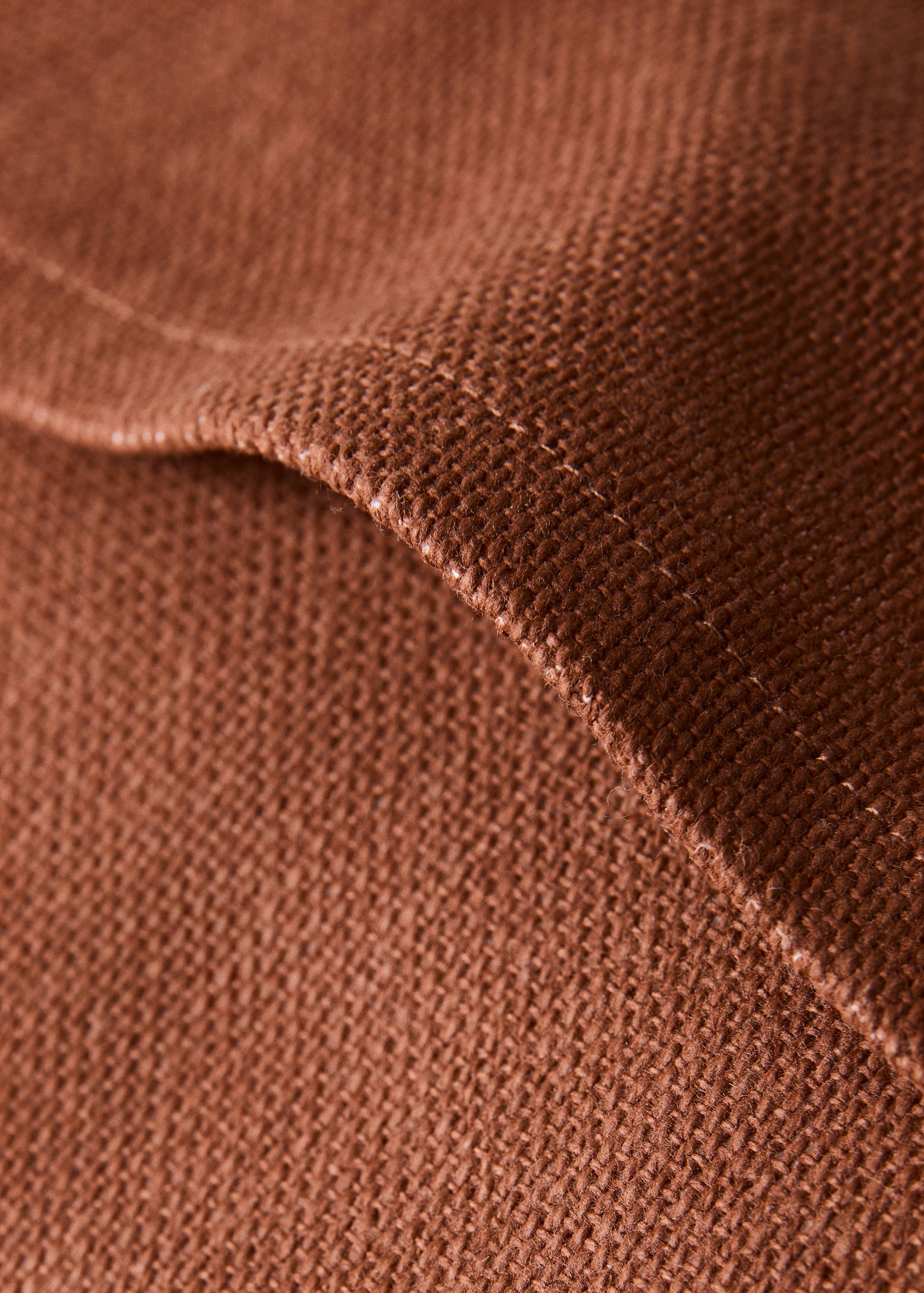 Cotton cushion cover with structure 45x45cm - Details of the article 2
