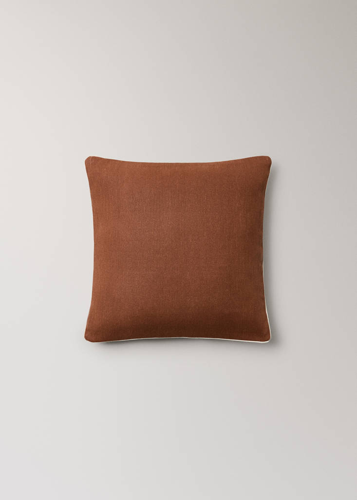 45x45 cm cotton cushion cover with textured finish - thumbnail 8