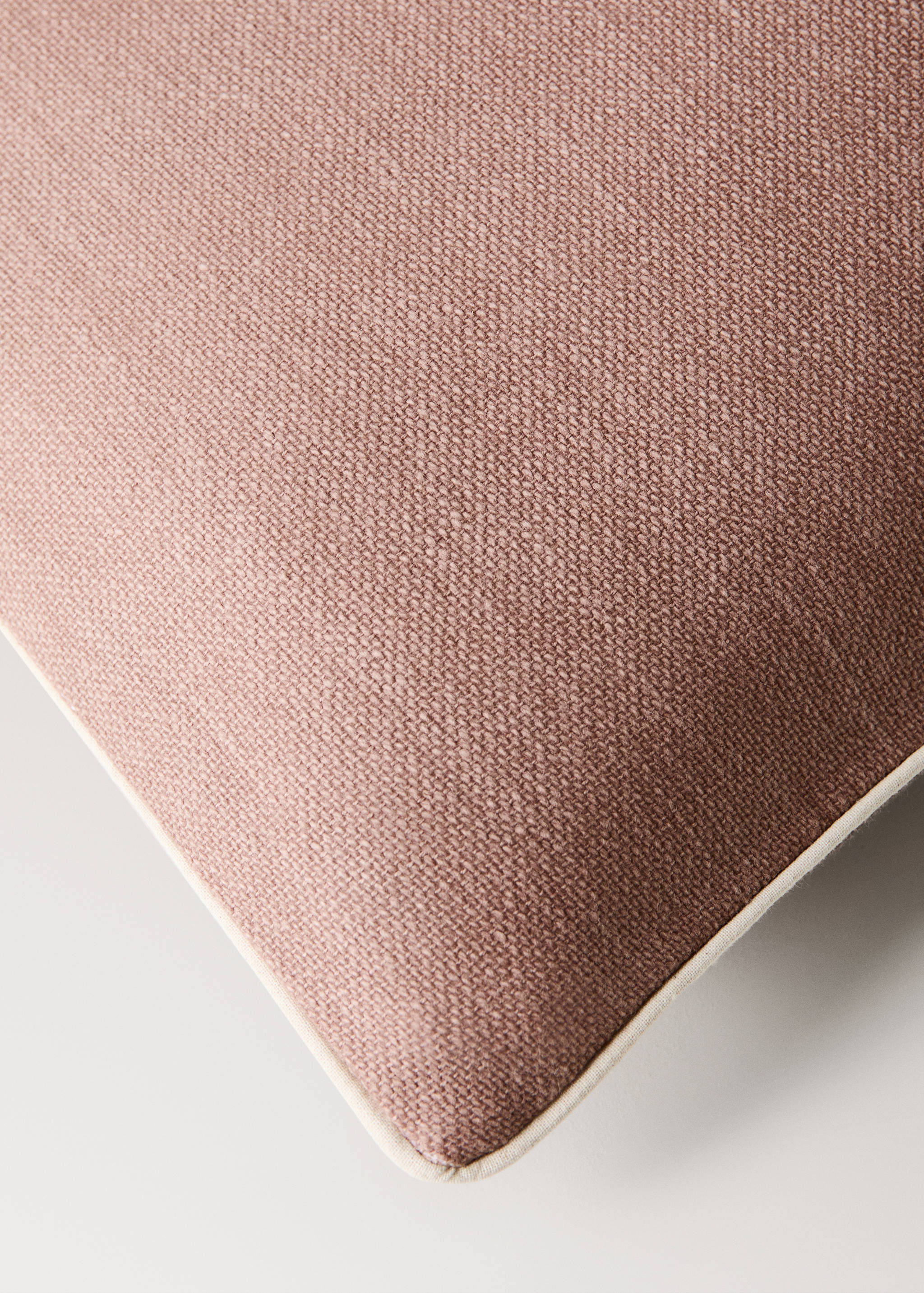 Cotton cushion cover with structure 45x45cm - Details of the article 1