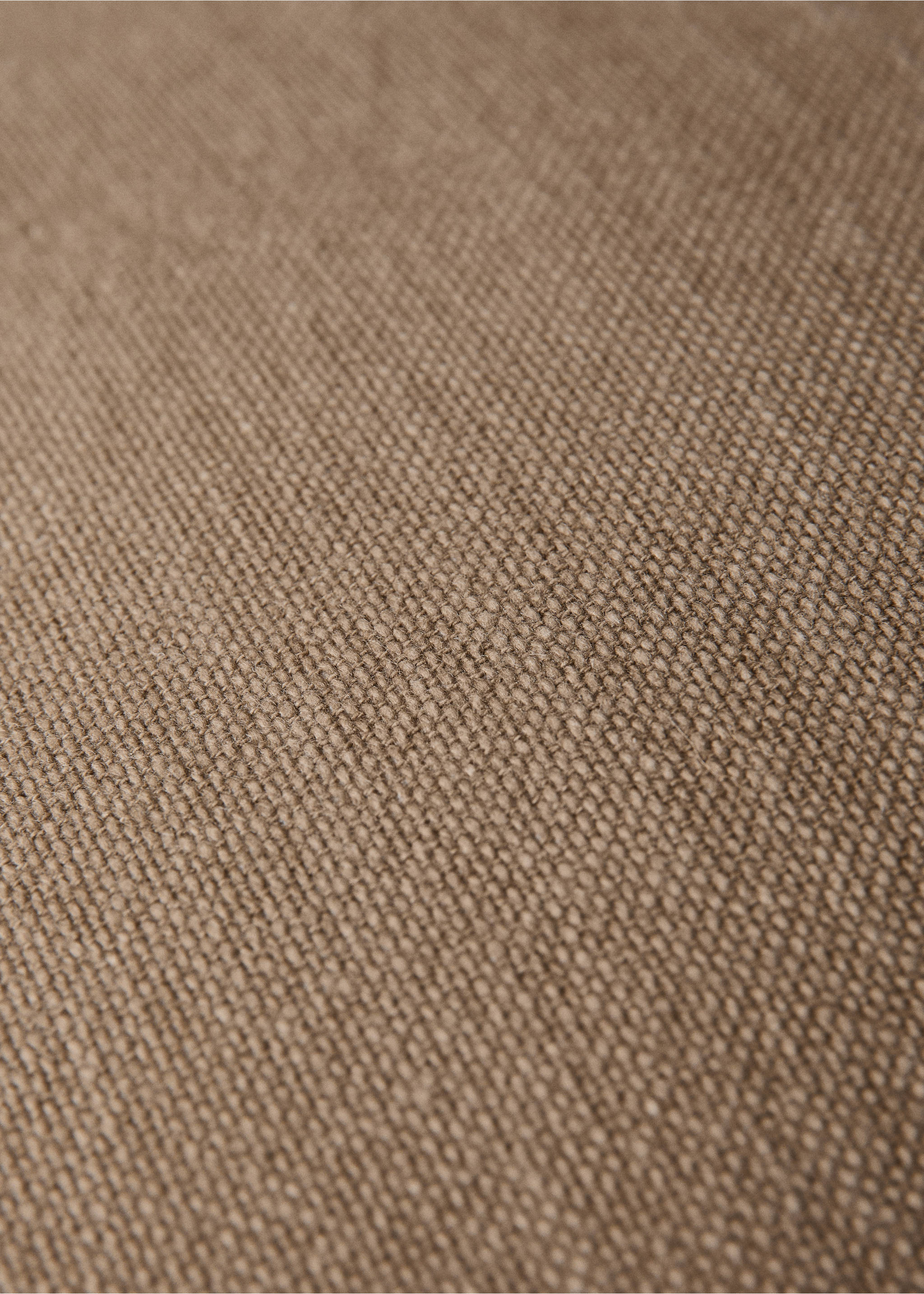 Kissenbezug aus Baumwolle mit Struktur, 45 x 45 cm - Detail des Artikels 3, Hellbraun/Pastellbraun. Ref: 37051462-00.