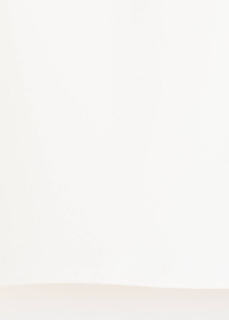 Round neck crop top — Off White