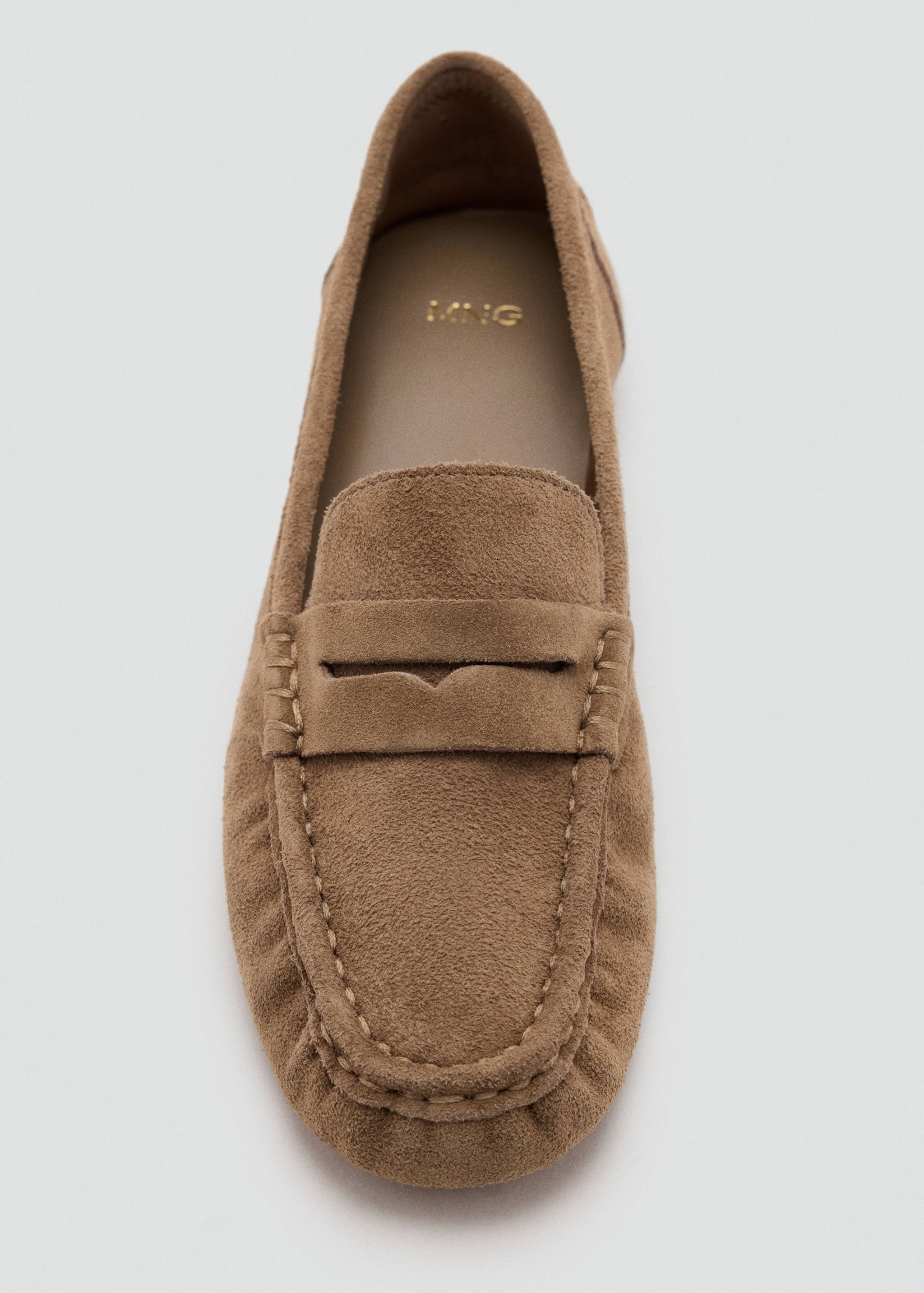 Suede penny loafers - Details of the article 2